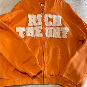 Rich Theory Zip-Up Sweater